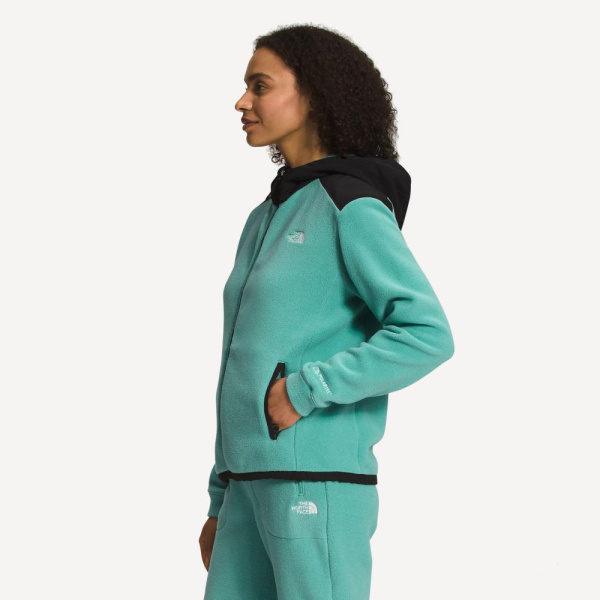 Куртка флисовая Alpine Polartec 200 Full Zip Hooded Wm (Женский; L; wasabi/black)